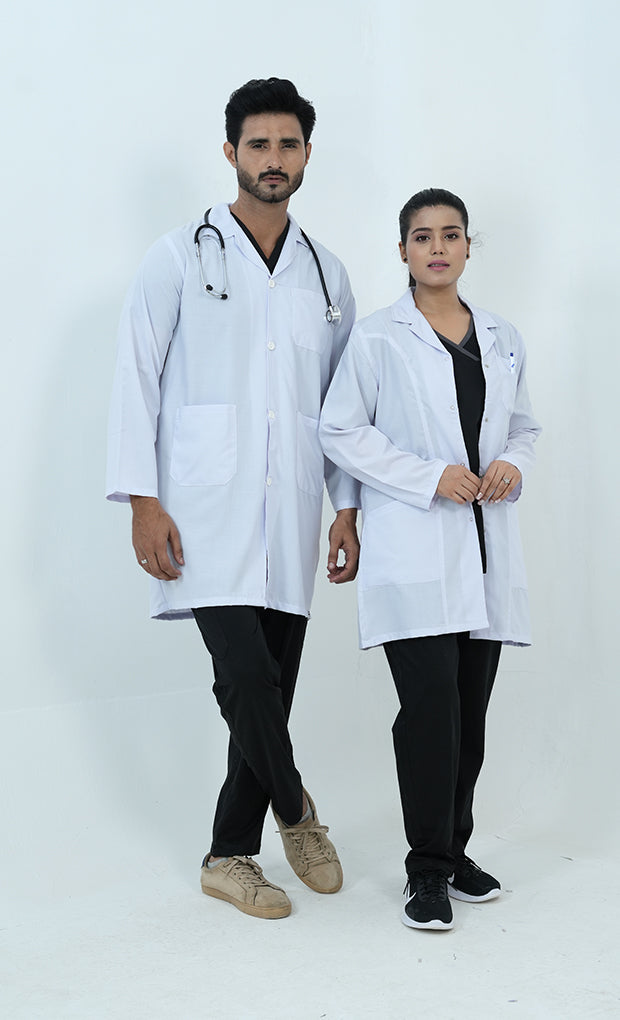 Buy White Lab Coat For Unisex 4 - Gtex Apparels
