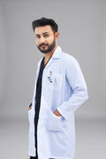 White Lab Coat For Unisex Wrinkle Free Edition