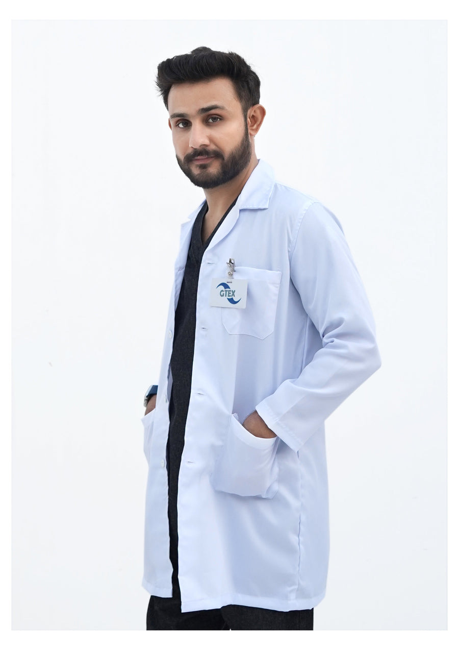 Buy White Lab Coat For Unisex in Pakistan - GTEX Apparels