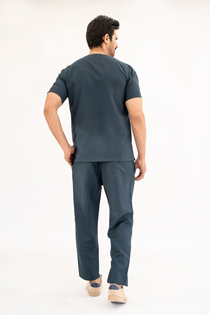 Aqua Blue Classic Scrub Suit (Unisex)