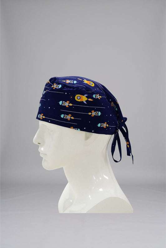 Buy Mini Rocket Surgical Caps in Pakistan by GTEX Apparels – Premium Quality Medical Surgical Cap Designed for Comfort, Breathability, and Secure Fit for Doctors, Surgeons, Nurses, and Healthcare Professionals in Hospitals and Clinical Settings. 1